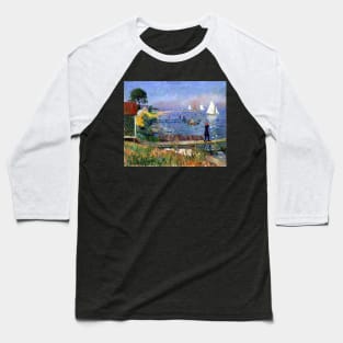 High Resolution William Glackens Painting Bathers at Bellport 1912 Baseball T-Shirt